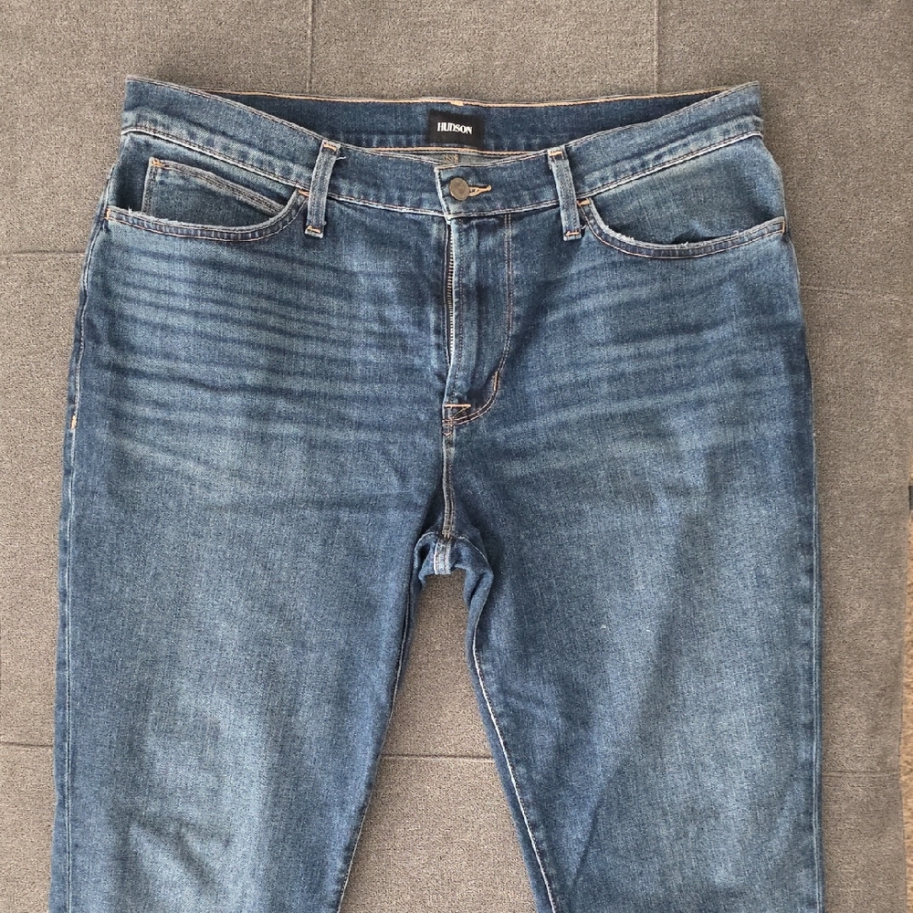 Hudson Jeans Slim Fit in Classic Blue Ace